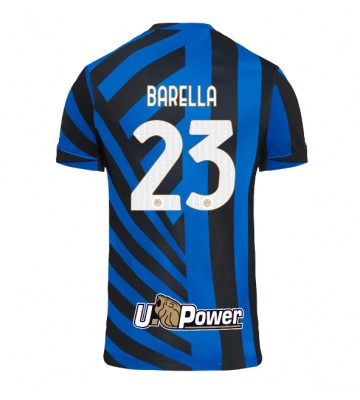 Inter Milan Nicolo Barella #23 Hemmatröja 2024-25 Kortärmad